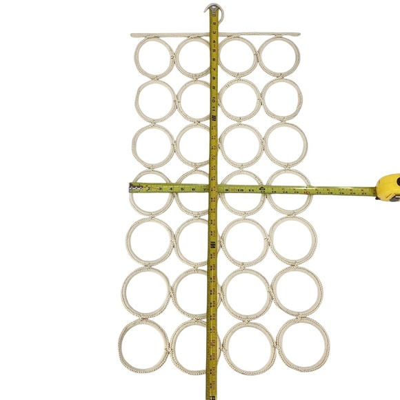 IKEA KOMPLEMENT‎ Multi-Use Scarves Slot Hanger Cream Polypropylene/Steel 28 ¼" - Picture 6 of 9